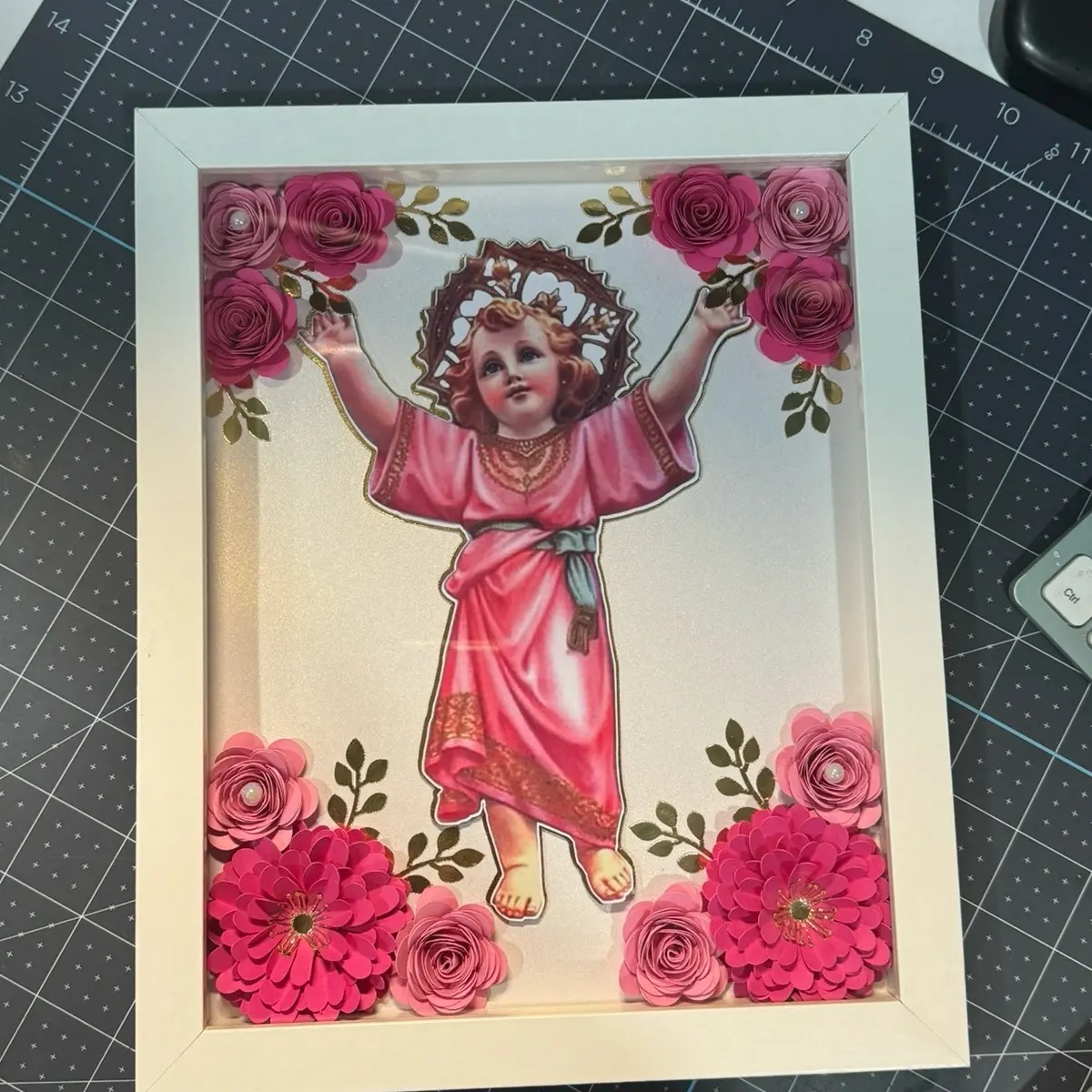Divino Niño Jesus Shadow Box-8x10”