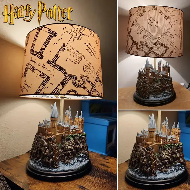 Magical Light-Up Collectible Lamp with DIY Hogwarts Castle Design Perfect for Harry Potter Fans and Collectors new year gift tiktokshopspringglowup