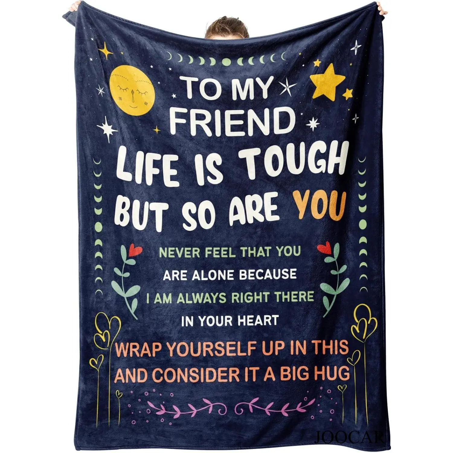 JOOCAR Best Friend Blanket Gifts for Women, Friendship Gifts for Women Bestie , Christmas Friendsgiving Gifts for Friend, Birthday Gifts for Friends Female, to My Friend Blanket