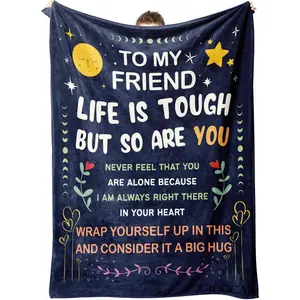JOOCAR Best Friend Blanket Gifts for Women, Friendship Gifts for Women Bestie , Christmas Friendsgiving Gifts for Friend, Birthday Gifts for Friends Female, to My Friend Blanket