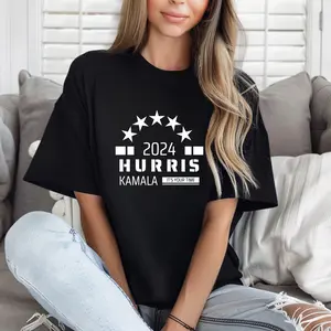 Kamala Harris It is Your Time for President 2024 T-shirt Unisex Casual Comfort Cotton Tshirt