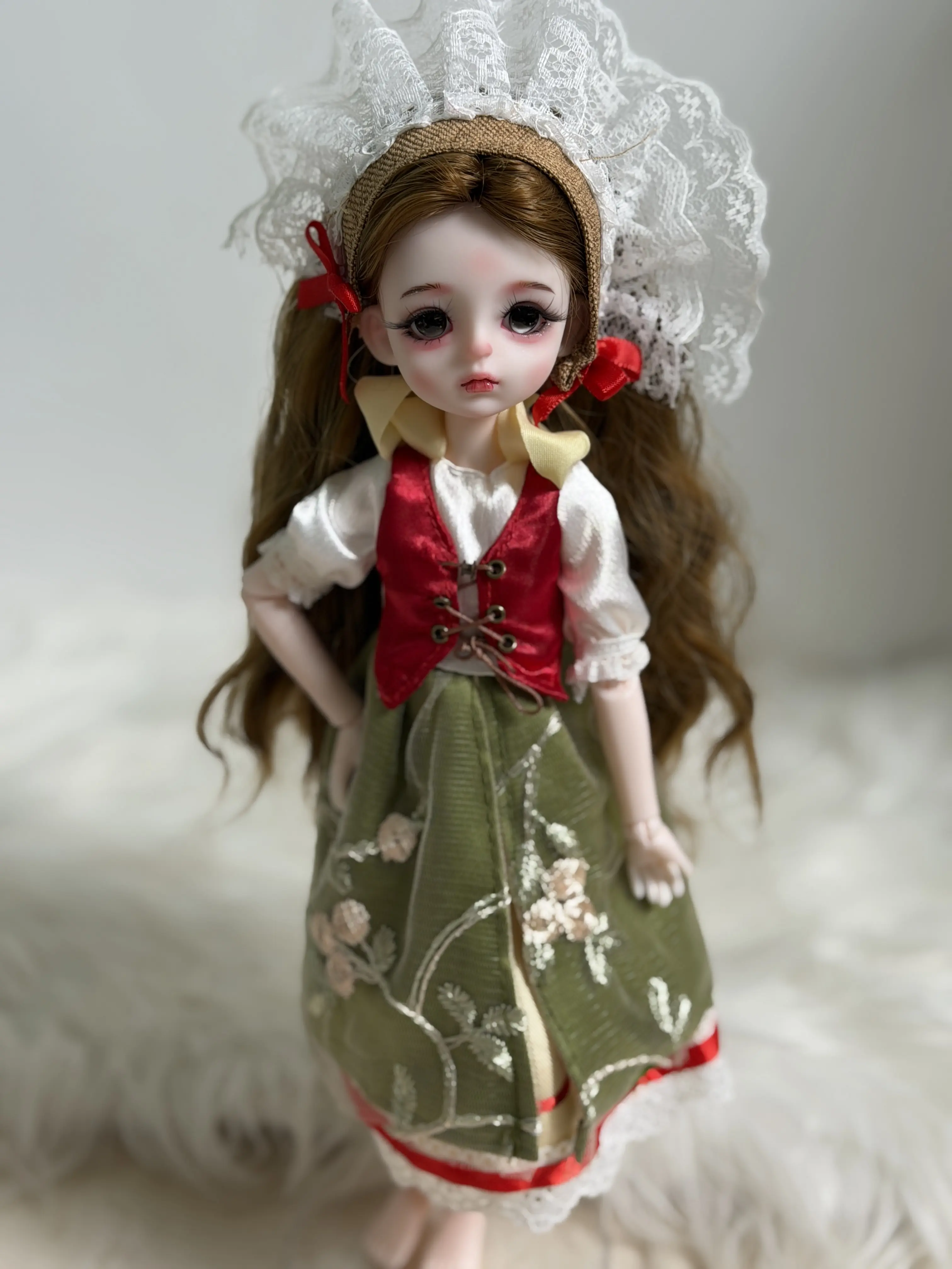 Simple Face Handmade Art Doll | Minimalist 1/6 Collectible Doll | Adult Collector's Item