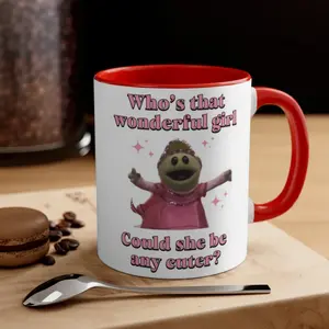 Mona Nanalan, Who’s That Wonderful Girl Inspired Gift Mug, Coffee Cup, Gift for Him, Funny, Best Seller, Coffee Gift, Gift for Her, Mug