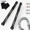 CANLK Weighted Ropeless Battle Ropes - 3.5lb Cordless Arm Exerciser Training Equipment, Non-Slip Handles, Reinforced Spring, Secure Fit for HIIT, Portable Unisex Home Gym Accessories + Free Anti-Slip Fitness Gloves (Travel Workout Ready)