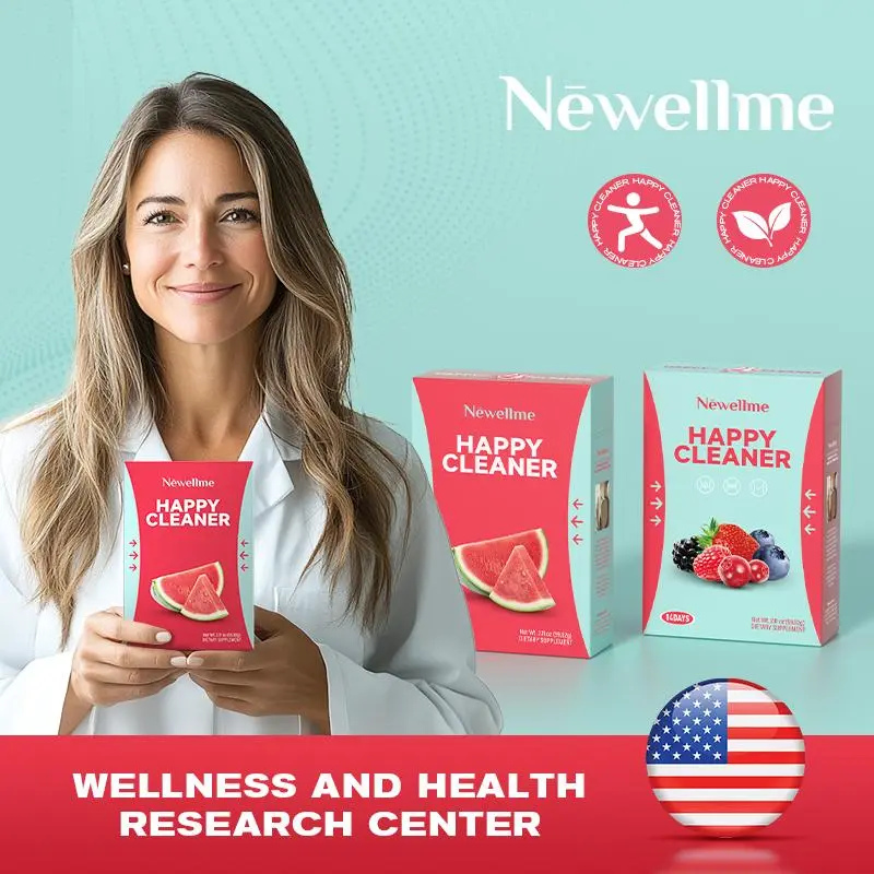 Newellme Happy Cleanse - Superfood Powder/Probiotics/Digestive Enzymes/Moringa - Supports gut health - Boosts immunity Optimum Dietary Edible Fitness