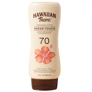 Hawaiian Tropic Sheer Touch Lotion , 8 Fl Oz | Broad Spectrum, Oxybenzone Free, Lotion, Hawaiian Tropic Sunscreen SPF 70, 8 Fl Oz