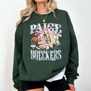 Paige Bueckers T-shirt, Basketball Player MVP Slam Dunk Hoodie , Bootleg Vintage Graphic Tee, Unisex Sweatshirt Gift For Fans Womenswear Tops