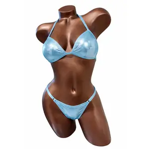 Custom Fit Model Bikini – Choose Your Color | Adjustable Triangle Top & Bottom