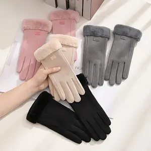 Cozy Winter Gloves for Women Touchscreen Smartphone Compatible Windproof Thermal Warm Christmas Gift Idea for Her Outdoor Activities Cold Protection