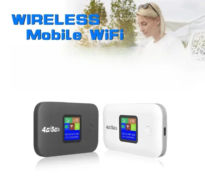Portable WiFi Hotspot 2026, 4G 5G MobileWiFi with SIM Slot, 300Mbps LED Display,Stable Connection, Supports 10 Devices forOutdoor RV Use (Sports & Outdoor CampingEssential), Wifi Portable