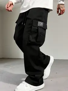 3 Pack Men's Cargo Pants, Casual Wide Leg Tactical Trousers, Big Pockets, Comfortable and Stylish, Perfect for Outdoor Activities