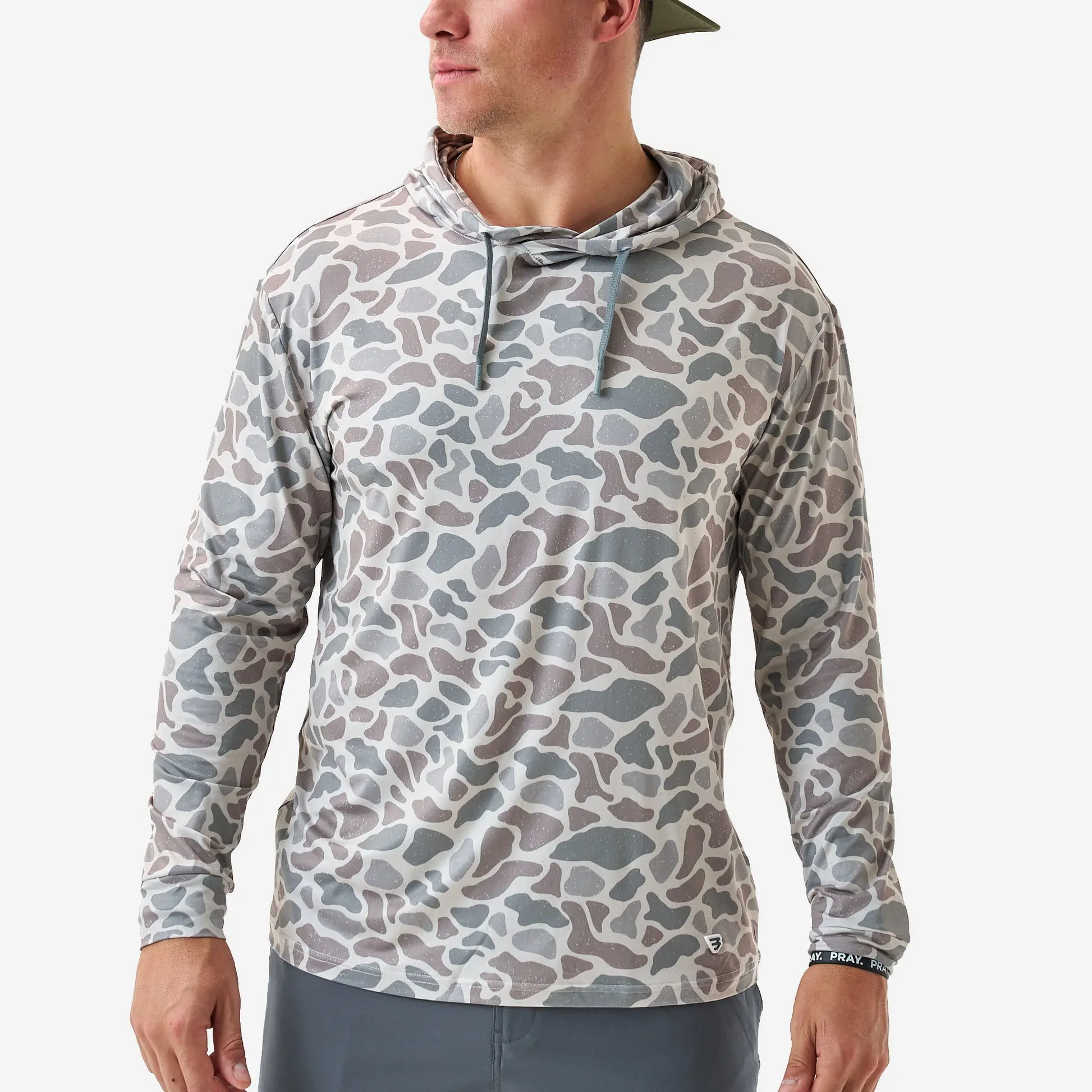 Men's Performance Hoodie - Classic Deer Camo sohochic
