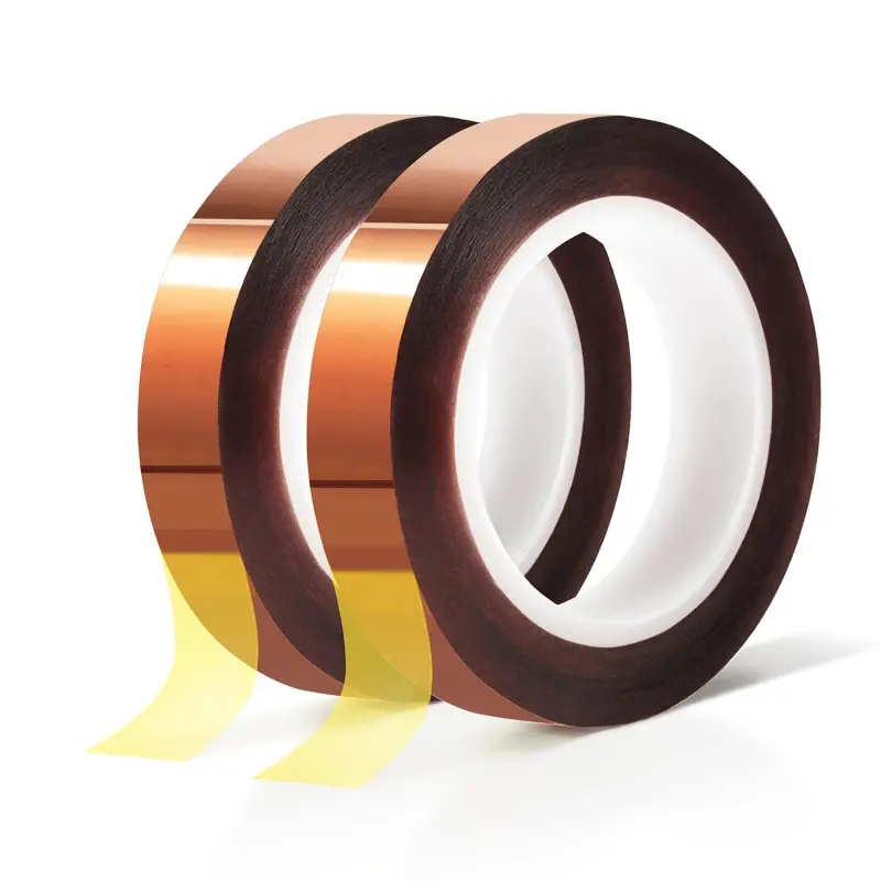 Multi-roll high temperature tape Heat-resistant tape Heat transfer tape Suitable for heat sublimation embossed vinyl sublimation, heat pressing, electronics, welding, circuit board adhesive heating tape, Industrial Adhesive Tape, No Residue Tapes
