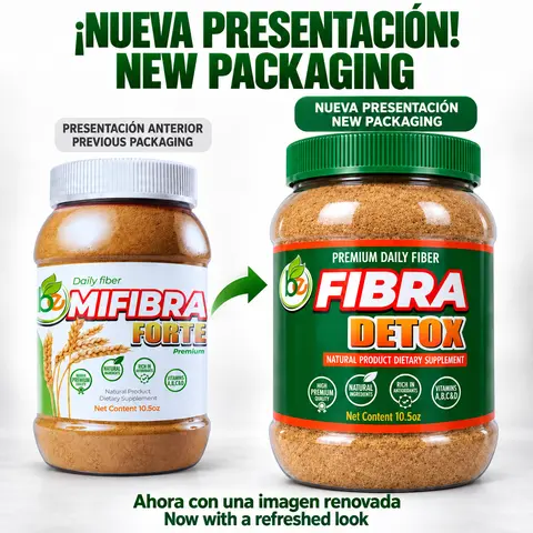 VIRAL BE Fibra Premium Daily Fiber Supplement – 10.5 oz Simi-Style Blend with Wheat Bran, Algas, Maguey & More + Antioxidants & Vitamins A, B12, C & D