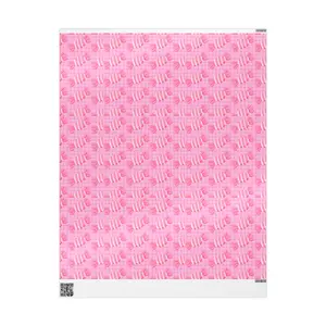 Pink Candy Pattern wrapping paper | Candy Stripe Gift Wrap, Pink Gingham Candy Print