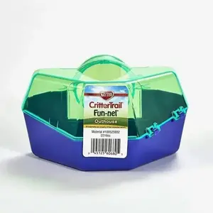 Kaytee CritterTrail Add-On Hideout Outhouse 6 in X 3.75 in X 3.75 in