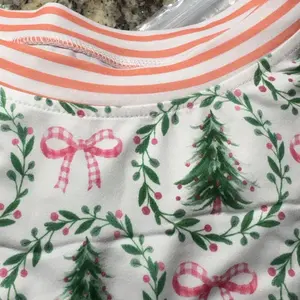 Product Review of Holiday Forest Print Loungewear Set Womens Tree Bow Pajama Set Long Sleeve Top Jogger Pants Soft Cozy Knit New Year Valentines Day All Season Sleepwear from S**4