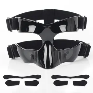 BK01B Nose Guard for Broken Nose,   Shield  with Padding, Adjustable, Breathable, and Clear for Adults and Teenagers, Suitable for Basketball, Soccer, and Other