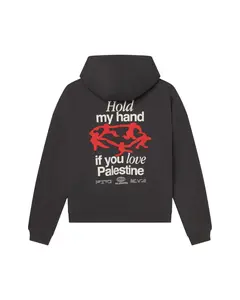 Hold My Hand Hoodie Charcoal