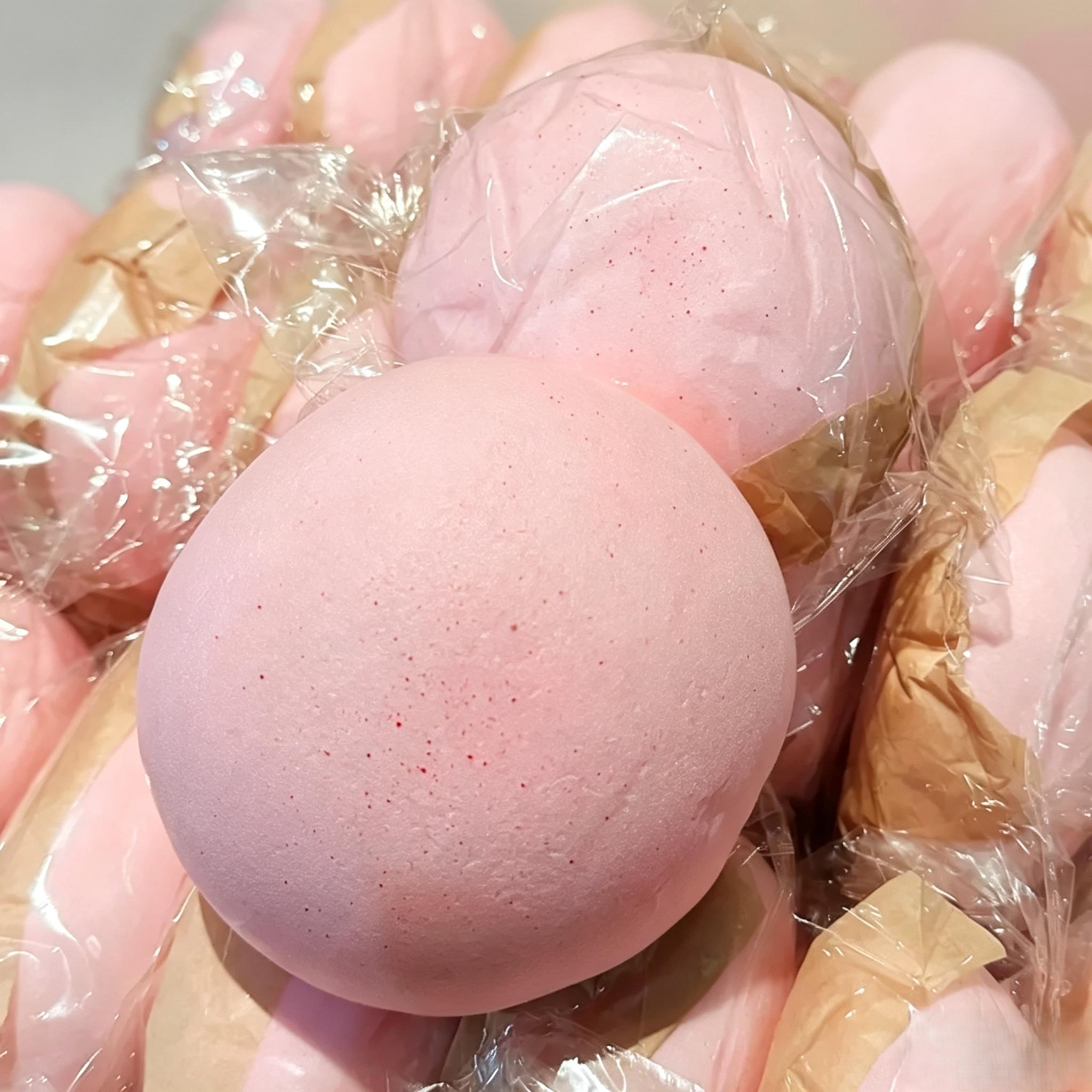 CreamFiFi Pink Sugar Bun Squishy – Slow Rising Dual-Texture Stress Relief Fidget Toy, Bakery-Fresh Scented Sensory Squishy for Adults & Teens