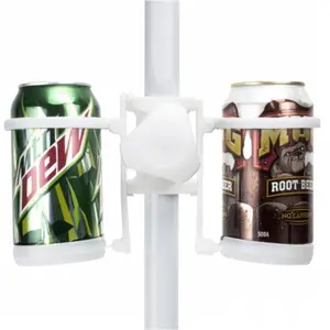 212 MAIN Beach Umbrella Cup Holder - Adjustable Umbrella Mount for Beach Use, Fits <1.25" Bottles