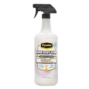 Pyranha Shine Baby Shine Horse Coat Conditioner Spray - 32 oz - Non-Greasy Show Ring Shine & Dust Repellent