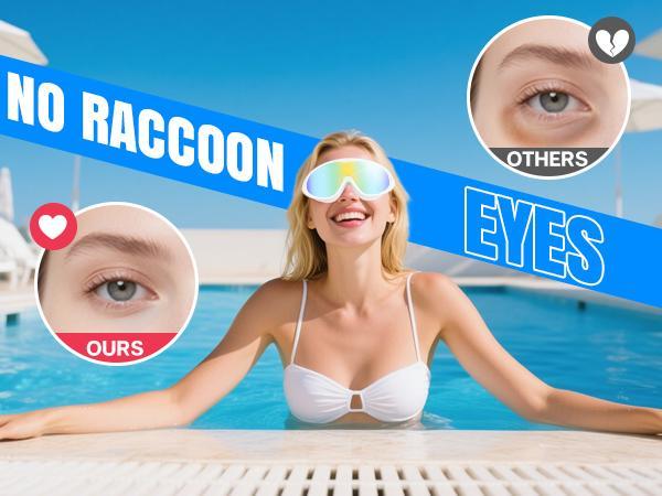 Rantizon Swim Goggles 1 Pack for Adults/Kids - Wide View, Anti-Fog, No Leaking, Soft Silicone, Adjustable Strap uv swimming anti-uv