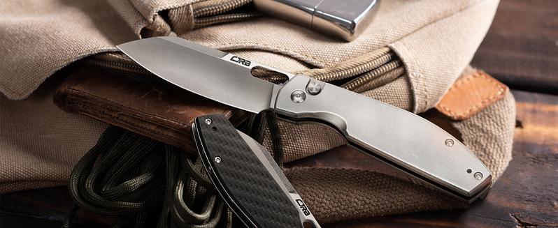 CJRB Ekko Pocket Knives AR-RPM9 Steel Blade, Tactical Knife for Men, Portable Camping Knife for Everyday Carry and FathersDayGift