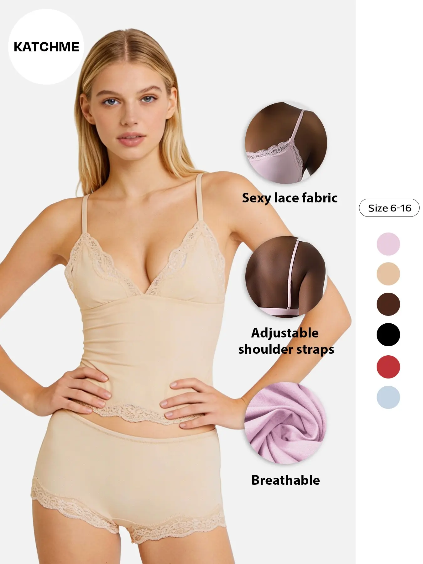 Sexy Lace Deep V Wireless Bra Set, Fashionable Adjustable Spaghetti Strap Top, Comfortable Undergarment, Stylish Women's Lingerie - TikTok Shop Sexy Lace Deep V Wireless Bra Set, Fashionable Adjustable Spaghetti Strap Top, Comfortable Undergarment, Stylish Women's Lingerie - TikTok Shop