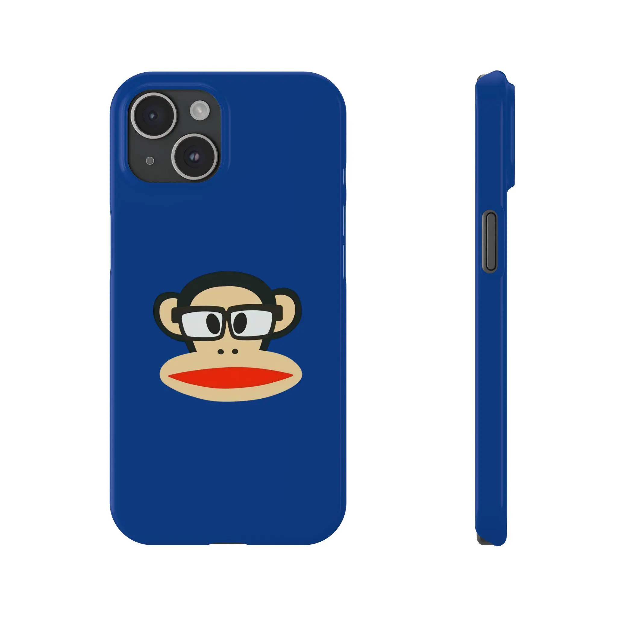 Paul Frank Nerd Monkey Slim Glasses TPU Phone Case - Premium Matte Texture, Shockproof, Anti-Drop Casing with Precise Cutouts, Easy Installation for iPhone 11-17 Pro Max/Pro Plus, Samsung S23-25 Smartphone & Cellphone Devices