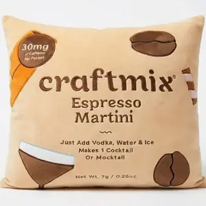 Craftmix Espresso Martini Pillow