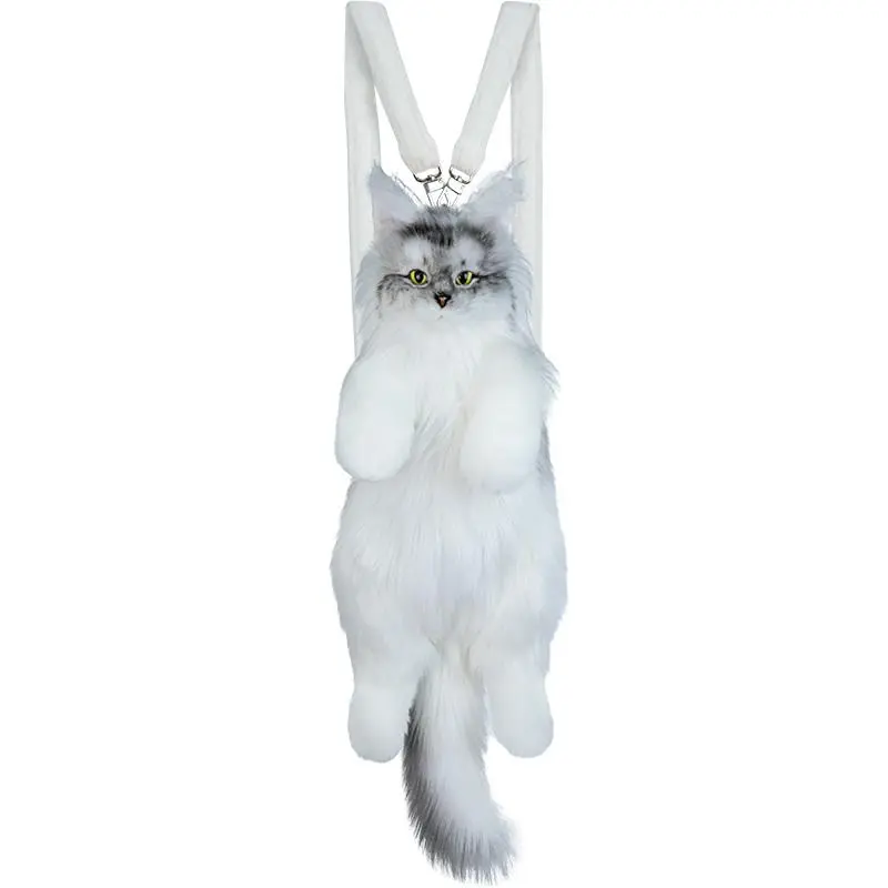 Simulated Maine Coon Cat Backpack Cat Doll Plush Toy Gift