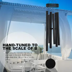 Extra Large Wind Chimes for outside Deep Tone - 58'' Wind Chimes Outdoor Clearance, Deep Tone Wind Chimes, Windchimes Outdoors, Memorial Wind Chimes, Sympathy Gift, Garden Patio Yard, Home Décor