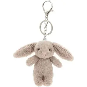 Cute Bunny Plush Keychain for Backpack, 3.5" Inch Mini Rabbit Keychain Purse Charm Pendant Gift for Women