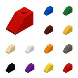 50pcs 3040 Slope 1x2 Educational Creative Size Bulk Building Block Toy Compatible Accessories DIY MOC High-tech Gift
