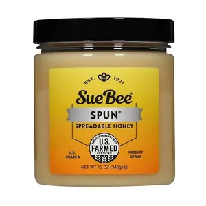 Sue Bee Premium Spun Honey, Pure Honey, Product of USA, US Grade A, Whipped Honey, 12 Ounce (Pack of 1)