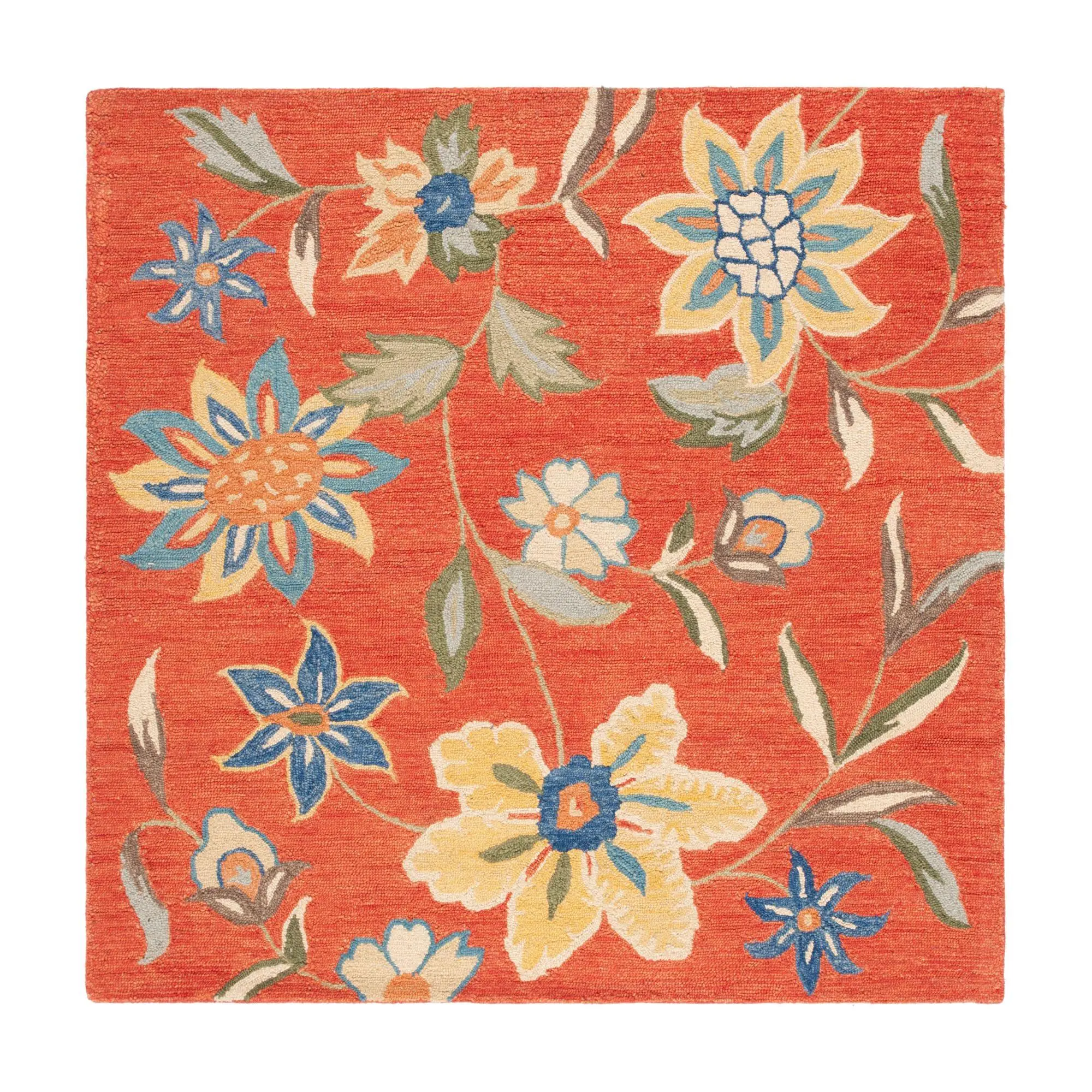 Blossom Collection BLM673 6' X 6' Square Rug byValerie Blossom Collection BLM673 6' X 6' Square Rug byValerie