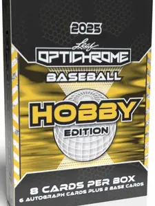 2025 LEAF OPTICCHROME BASEBALL HOBBY BOX