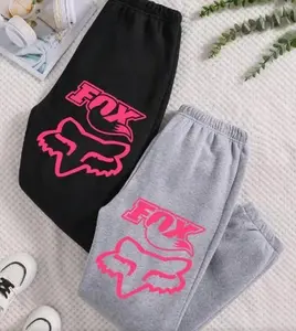 Pinky Fox_racing Sweatpants, Energy Unisex Sweatpants, streetwear, graphic clothing, women basic sweatpant