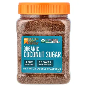 BetterBody Foods Organic Coconut Sugar, 24 oz (680 g)