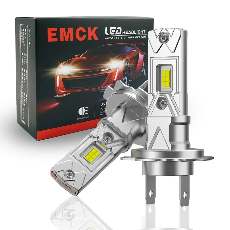 OKCKMK H7 White LED Headlight Kit, High/Low Beam Bulbs, Ultra Bright, 6500K, High Lumen Output, Plug & Play