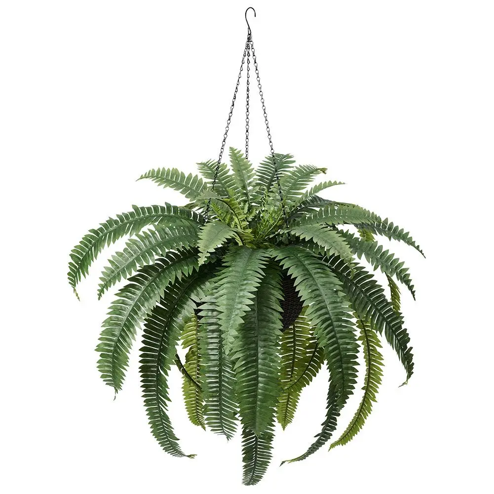 28Fronds UV Resistant  Boston Fern Bush artificial