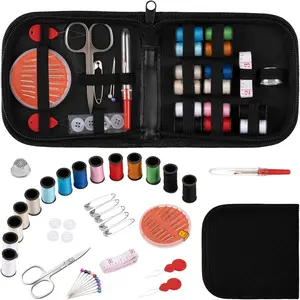 Sewing Kit for Adults, Small Mini Sewing Supplies for Grandma, Mom, Adults, Beginner, Sewing Products Include , Sewing  Thimble, Thread, Tape Measure