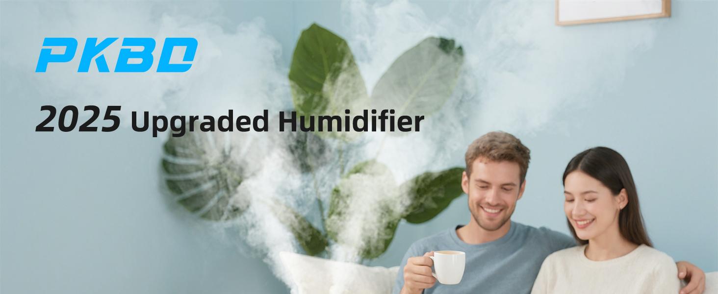 6L Cool Mist Humidifier for Bedroom & Large Room (800ft²), Ultra Quiet 26dB, Easy Top Fill, Smart Humidity Monitor, Auto Shut-Off Anti Dry Burn