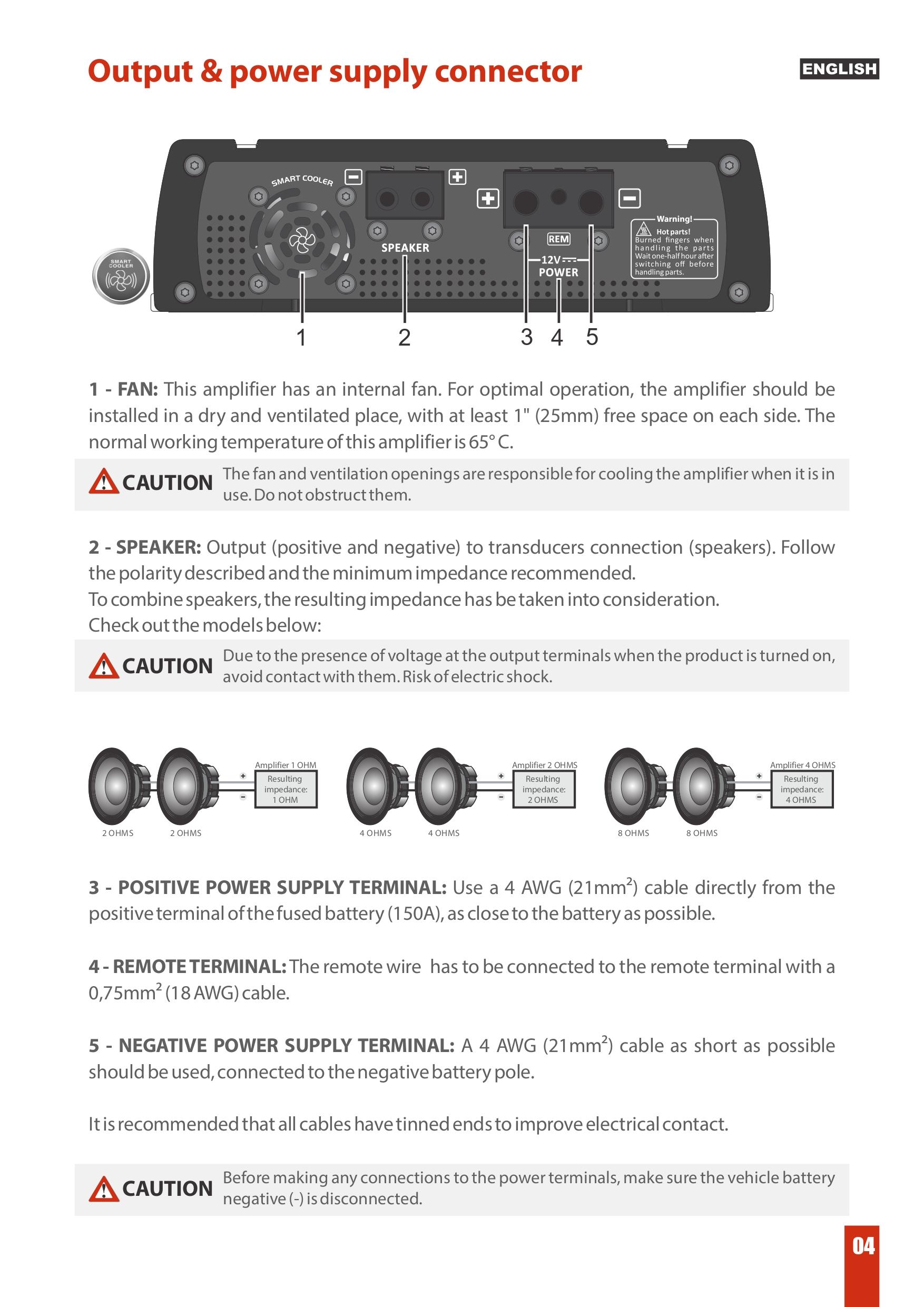 Taramps HD 3000 2 Ohms 1 Channel 3000 Watts RMS MAX Full Range Car Audio, Monoblock, LED Monitor Indicator, Class D Amplifier, Crossover, White 3k amp, Sound Quality