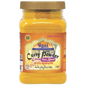 Rani Curry Powder EXTRA HOT Natural 11-Spice Blend 32oz (2lbs) 908g PET Jar ~ Salt Free | Vegan | Gluten Friendly | NON-GMO | Kosher