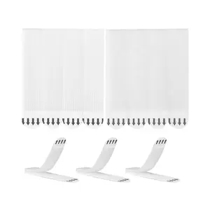 fathersdaygift VEVOR Picture Hanging Strips, 34 Pairs, Large Picture Hangers with Removable Adhesive, Hook Loop Strips, Wall Hanging Strips for Damage Free Picture Hanger, Mounting of Photos, Frames, Wall Decor