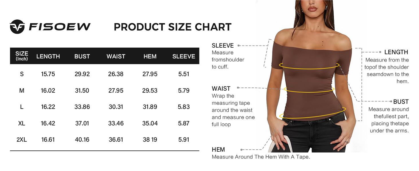 Fisoew Sports  2026 Summer Spring Women's Off-Shoulder Y2K Yoga Short-Sleeve T-shirt, High Elasticity, Solid Color, Slim Fit Basic Style, suitable for home, parties, commuting, travel,