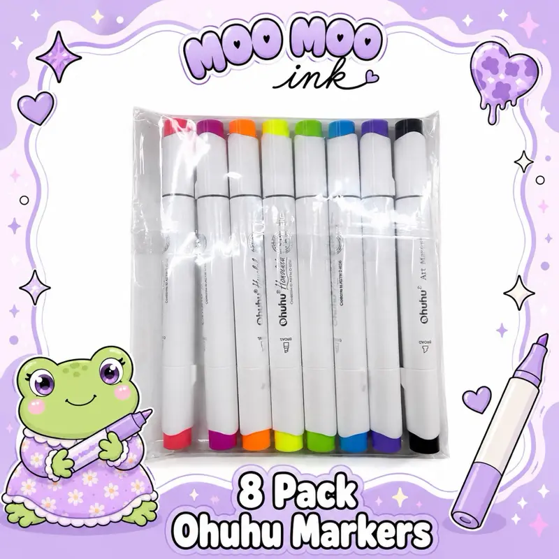 8 Pk Ohuhu Palette