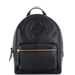 Pre-owned GUCCI Leather Backpacks Soho Chain Backpack by Rebag
